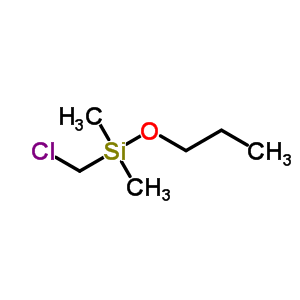 Chloromethyl-dimethyl-propoxy-silane Structure,58307-43-0Structure