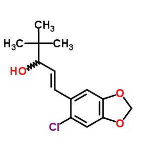 1-[2-Chloro-4,5-(methylenedioxy)phenyl ]-4,4-dimethyl-1-penten-3-ol Structure,58345-04-3Structure