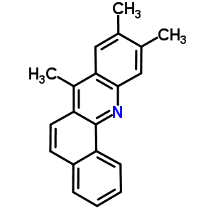 7,9,10-三甲基苯[c]吖啶结构式_58430-01-6结构式