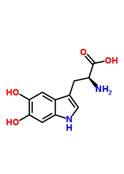 5,6-二羟基色氨酸结构式_58456-66-9结构式