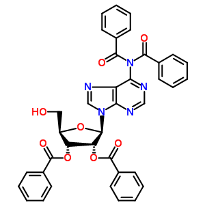 N,n,2’,3’-tetrabenzoyladenosine Structure,58463-04-0Structure