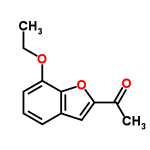 1-(7-乙氧基-1-苯并呋喃-2-基)乙酮结构式_58583-72-5结构式