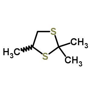 2,2,4-Trimethyl-1,3-dithiolane Structure,5862-53-3Structure