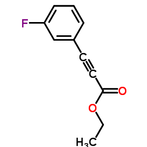 (3-Fluoro-phenyl)-propynoic acid ethyl ester Structure,58686-65-0Structure