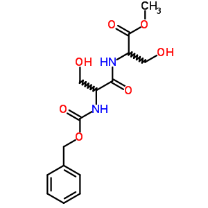 Methyl 3-hydroxy-2-[(3-hydroxy-2-phenylmethoxycarbonylamino-propanoyl)amino]propanoate Structure,5874-76-0Structure