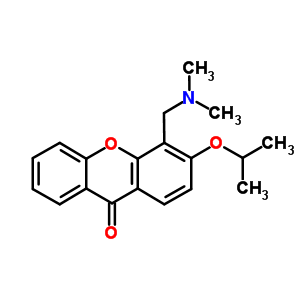 4-(Dimethylamino)methyl-3-isopropoxy-9h-xanthen-9-one Structure,58766-38-4Structure