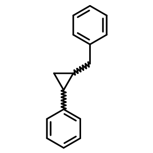 Benzene,[(2-phenylcyclopropyl)methyl]- Structure,58774-39-3Structure