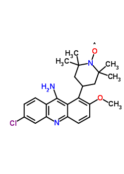 2-Methoxy-6-chloro-9-amino(2,2,6,6-tetramethyl-1-oxypiperidyl-4)acridine Structure,58814-39-4Structure