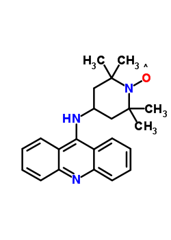 4-(9-吖啶基氨基)-2,2,6,6-四甲基-1-哌啶基氧基结构式_58814-40-7结构式