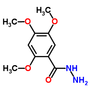 2,4,5-Trimethoxybenzohydrazide Structure,588677-34-3Structure