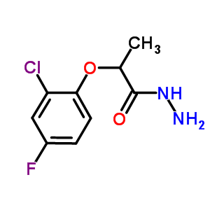 2-(2-Chloro-4-fluorophenoxy)propanohydrazide Structure,588677-35-4Structure