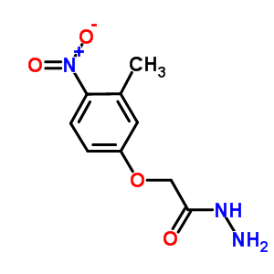 2-(3-Methyl-4-nitrophenoxy)acetohydrazide Structure,588679-98-5Structure