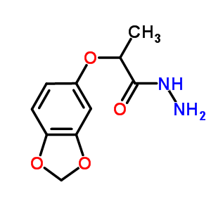 2-(1,3-benzodioxol-5-yloxy)propanohydrazide Structure,588679-99-6Structure