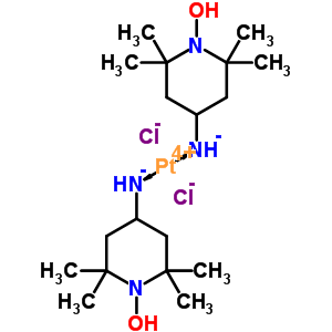 (Sp-4-2)-bis(4-amino-2,2,6,6-tetramethyl-1-piperidinyloxy-n4)dichloro-platinum Structure,58926-94-6Structure