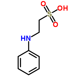 N-苯基牛磺酸结构式_58928-14-6结构式