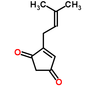 4-(3-Methyl-2-butenyl)-4-cyclopentene-1,3-dione Structure,58940-75-3Structure