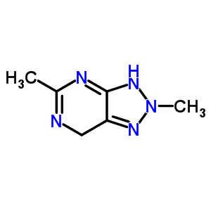 2H-1,2,3-triazolo[4,5-d]pyrimidine,3,7-dihydro-2,5-dimethyl- Structure,58950-33-7Structure