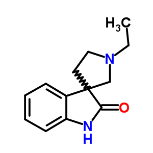 1’-Ethylspiro[indoline-3,3’-pyrrolidin]-2-one Structure,59022-46-7Structure