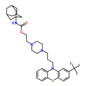 Fluphenazine adamantylcarbamate Structure,59032-09-6Structure