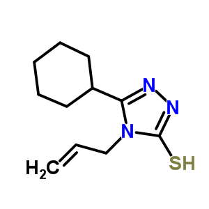 4-Allyl-5-cyclohexyl-4H-1,2,4-triazole-3-thiol Structure,590376-61-7Structure