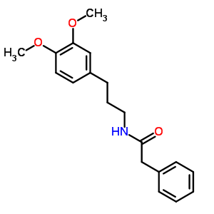 N-[3-(3,4-dimethoxyphenyl)propyl]-2-phenyl-acetamide Structure,59079-41-3Structure