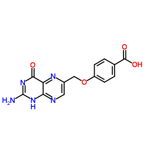 4-[(2-Amino-4-oxo-1h-pteridin-6-yl)methoxy]benzoic acid Structure,59082-04-1Structure