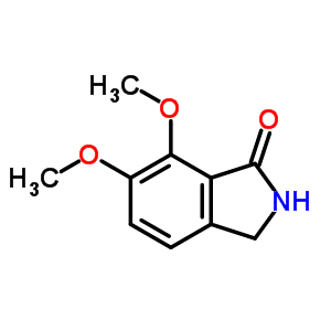 6,7-Dimethoxy-2,3-dihydro-isoindol- 1-one Structure,59084-79-6Structure