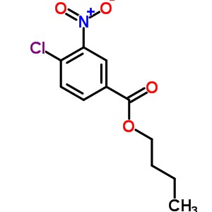 n-butyl 4-chloro-3-nitrobenzoate Structure,59098-00-9Structure