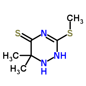 6,6-Dimethyl-3-methylsulfanyl-1,2-dihydro-1,2,4-triazine-5-thione Structure,59153-11-6Structure