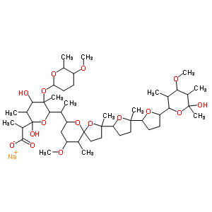 (2S,3r,4r,5r,6s,7r,8s,27s)-5,15-didemethoxy-14-demethyl-5-hydroxy-27-methoxy-8,20-dimethylseptamycin sodium salt Structure,59202-85-6Structure