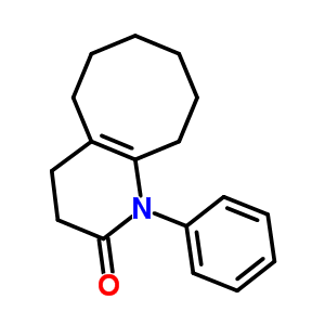 12-苯基-12-氮杂双环[6.4.0]十二碳-13-烯-11-酮结构式_59245-53-3结构式