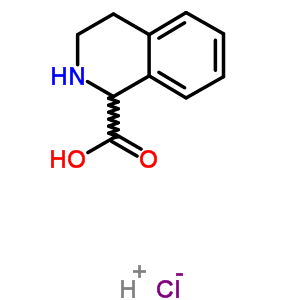 1,2,3,4-Tetrahydroisoquinoline-1-carboxylic acid hydrochloride Structure,5926-71-6Structure