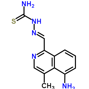 4-Methyl-5-amino-1-formylisoquinoline thiosemicarbazone Structure,59261-39-1Structure