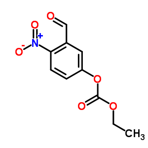 Ethyl (3-formyl-4-nitro-phenyl) carbonate Structure,59342-81-3Structure