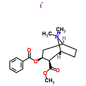 (1R,2r,3s,5s)-3-(benzoyloxy)-2-(methoxycarbonyl)-8,8-dimethyl-8-azoniabicyclo[3.2.1]octane iodide Structure,5937-29-1Structure