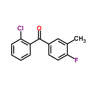 2-Chloro-4’-fluoro-3’-methylbenzophenone Structure,59396-46-2Structure