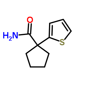 Cyclopentanecarboxamide,1-(2-thienyl)- Structure,59397-13-6Structure