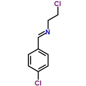 Ethanamine,2-chloro-n-[(4-chlorophenyl)methylene]- Structure,59414-48-1Structure