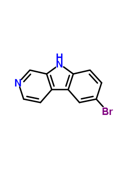 6-Bromo-9h-pyrido[3,4-b]indole Structure,59444-69-8Structure