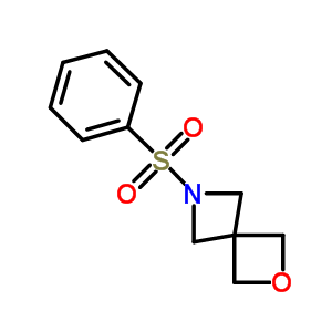 6-(苯基磺酰基)-2-噁-6-氮杂螺[3.3]庚烷结构式_59453-77-9结构式