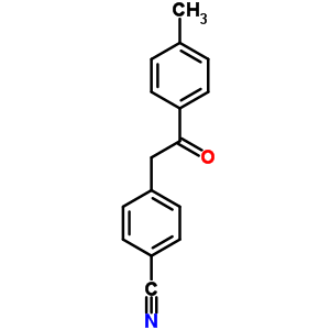 4-[2-(4-Methylphenyl)-2-oxo-ethyl]benzonitrile Structure,59483-79-3Structure