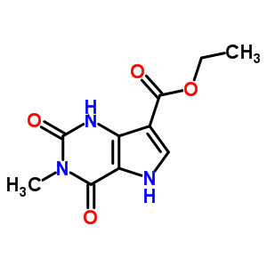 Ethyl 3-methyl-2,4-dioxo-3,5,9-triazabicyclo[4.3.0]nona-7,10-diene-7-carboxylate Structure,59495-66-8Structure