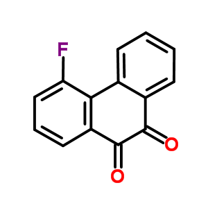 4-氟菲-9,10-二酮结构式_5950-81-2结构式