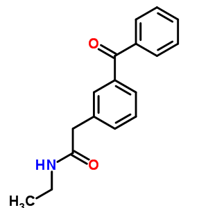 2-(3-Benzoylphenyl)-n-ethylacetamide Structure,59512-18-4Structure