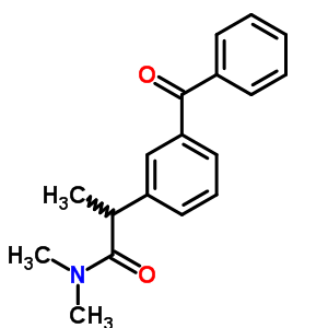 2-(3-Benzoylphenyl)-n,n-dimethylpropionamide Structure,59512-21-9Structure