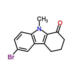 6-Bromo-9-methyl-2,3,4,9-tetrahydro-1h-carbazol-1-one Structure,59514-19-1Structure