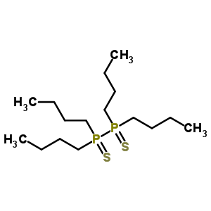 Diphosphine,1,1,2,2-tetrabutyl-, 1,2-disulfide Structure,5958-53-2Structure