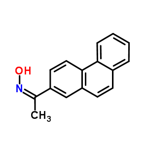 Ethanone,1-(2-phenanthrenyl)-, oxime Structure,5960-77-0Structure