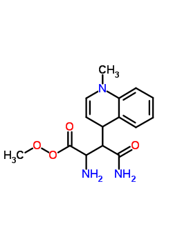 α-amino-β-(aminocarbonyl)-1,4-dihydro-4-methoxy-1-methyl-4-quinolinepropionic acid Structure,59669-20-4Structure