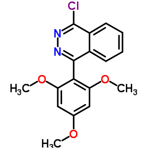 1-氯-4-(2,4,6-三甲氧基苯基)-二氮杂萘结构式_597552-93-7结构式